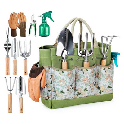 B&Q 9 Piece Garden Tool Set Heavy Duty ,ideal Garden Gift