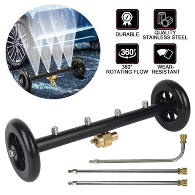  - Under Car Pressure Washer Undercarriage Cleaner Underbody Wash Broom