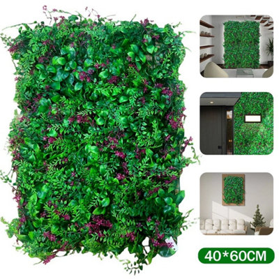  - 4/6X Plant Artificial Wall Mat Greenery Hedge Grass Fence Wedding Foliage Panel 1X