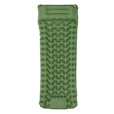  - Inflatable Mat Camping Sleeping Self Inflating Mattress Bed Air Pillow Hiking
