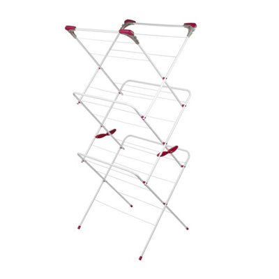  - 3-Tier Folding Clothes Airer 15M Drying Space