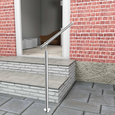  - Adjustable Stainless Steel Handrail For Stairs Indoor And Outdoor  Silver 150