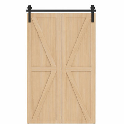  - Bi-Fold Sliding Barn Door Hardware Kit