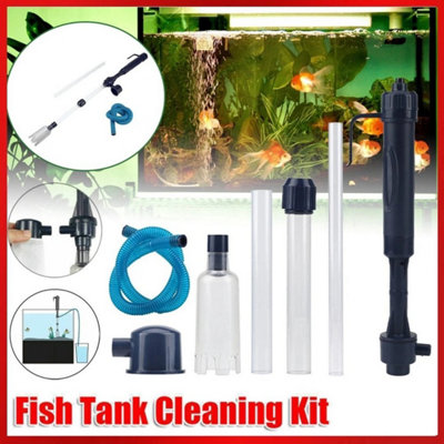  - Aquarium Gravel Cleaner Pump Siphon Water Vacuum Fish Tank Kit