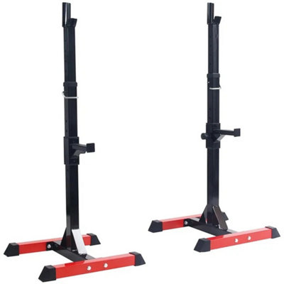  - Adjustable Power Squat Rack Barbell Stands
