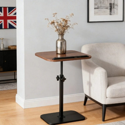  - Height Adjustable Side Table For Sofa
