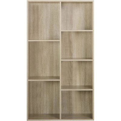  - 7 Cube Bookcase Shelving Display Shelf Storage Unit Wooden Book Cloth Organizer