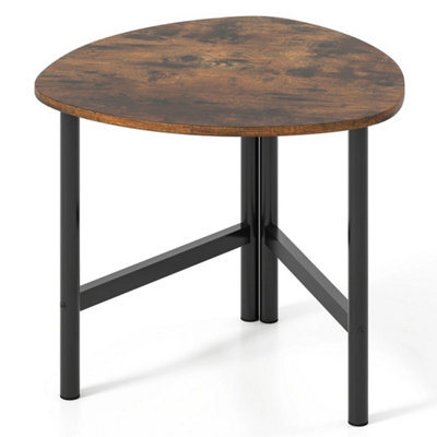  - Triangle Coffee Centre Table Metal Legs