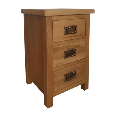  - 38Cm Narrow 3 Drawer Storage Bedside Nightstand