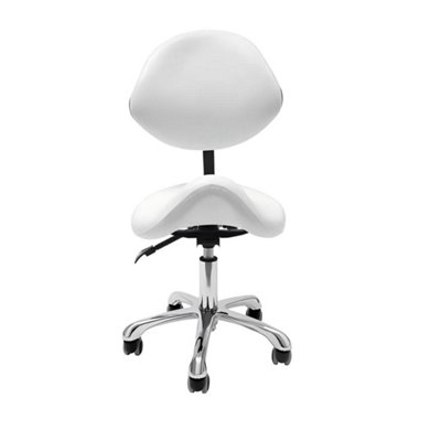 - Ergolution Ergonomic Saddle Stool With Backrest