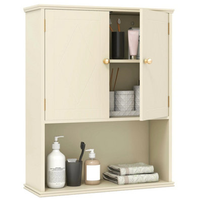 B&Q Bathroom Wall Cabinet 2-Door Wall Mounted