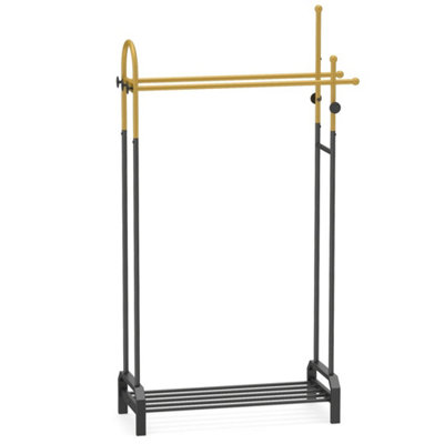  - Double Rods Garment Rack For Hanging Clothes