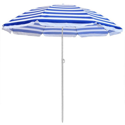  - Garden Beach Patio Umbrella Parasol Sun Shade Uv Protection Tilting  180Cm