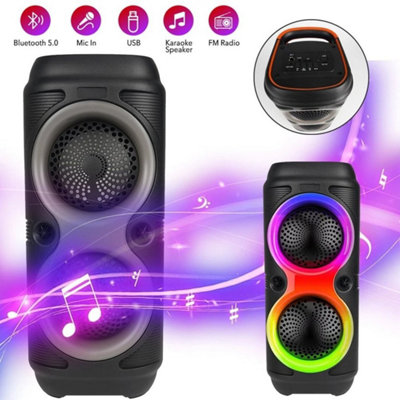 B&Q Loud Bluetooth Speaker Portable Party Outdoor Wireless Subwoofer