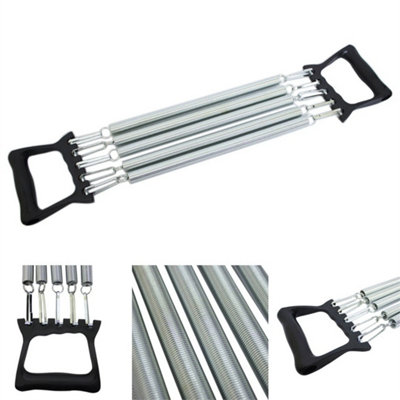 5 Spring Chest Expander Exercise Puller Muscle Stretcher Training Home Gym Pull from B&Q