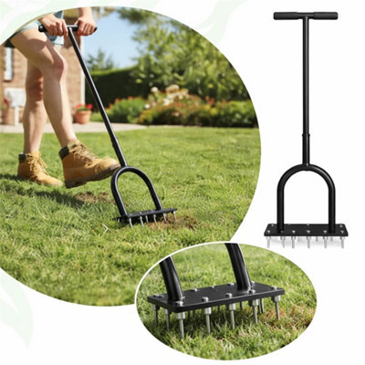  - Lawn Aerator Tool With 15 Spikes Lawn Aerator Lawn Aerator Tool For Garden Grass