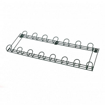 15 Hook Wall Mounted Garden Tool Storage Rack Hanger Shed & Garage from B&Q