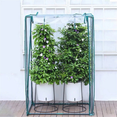 Tomato Greenhouse Reinforced Frame & Cover Outdoor Garden Plant Grow Green House from B&Q