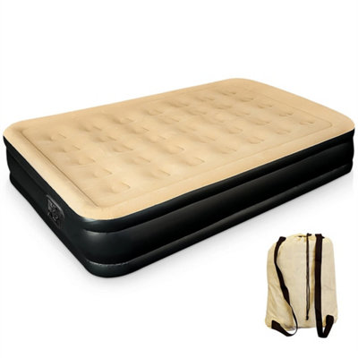 Inflatable High Raised Double Air Bed Mattress Airbed With Builtin Electric Pump from B&Q