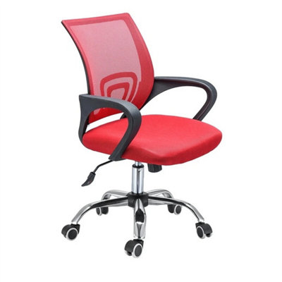 Ergonomic Office Chair Desk Chair  Swivel Computer Chair Height Adjustable from B&Q