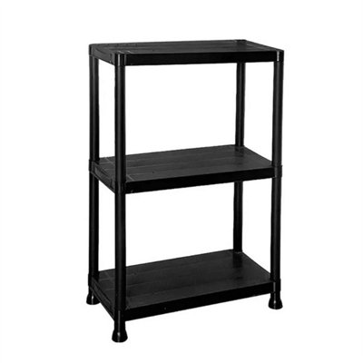  - 3 Tier Heavy Duty Racking Shelf Garage Shelving Storage Plastic Unit Organiser