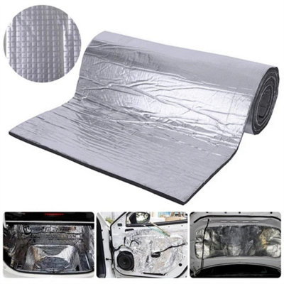 10mm Sound Deadening Mat Car Firewall Heat Shield Thermal Insulation Proofing from B&Q