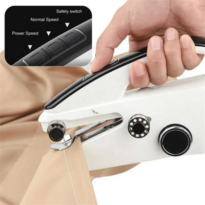 Mini Sewing Machine Handheld Cordless Hand Held Portable Easy Home Stitch Sew from B&Q