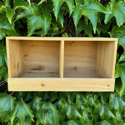Large Wooden Pigeon Bird House Nest Box For Wild Garden Birds Wildlife from B&Q