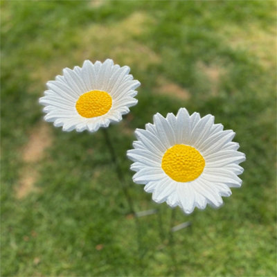 Cast Iron Wild Bird Daisy Flower Dish Bird Bath Seed Feeder (Set Of 5) from B&Q