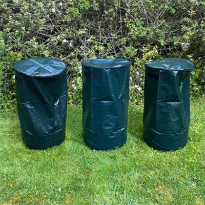 Set Of 3 Garden Composting Bags (45Cm X 85Cm) Compost Bin Reusable from B&Q