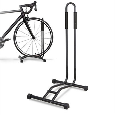  - Bike Floor L Parking Stand Mountain Bicycle Display Rack Storage Holder