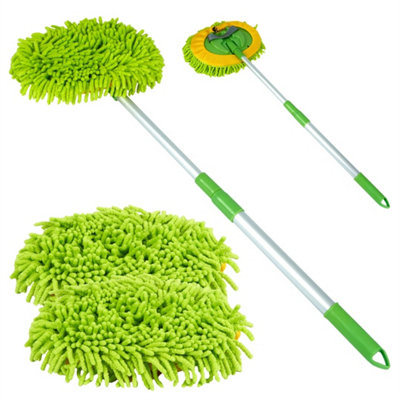  - Cleaning Brush Microfiber Mop Wash Kit Scratch Includes 2 Mittens