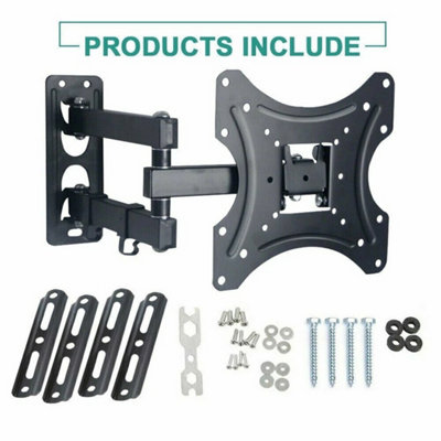 Tv Wall Bracket Mount 32-55 Swivel & Tilt Full Motion For Led Plasma Television from B&Q