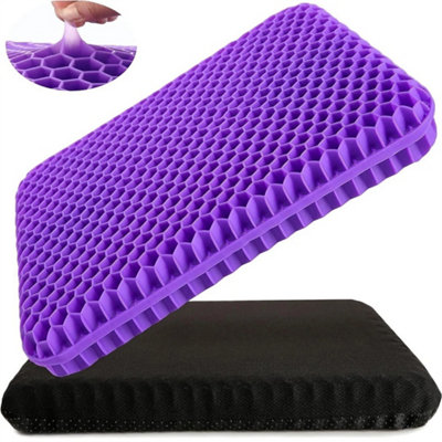 Gel Seat Cushion Extra Thicken For Long Sitting Office Car Chair Orthopaedic from B&Q