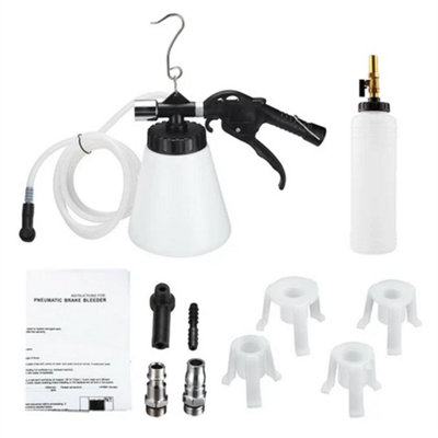  - 1L Brake & Clutch Bleeder Bleeding Vacuum Pump Kit Pneumatic Fluid Bottle Tool