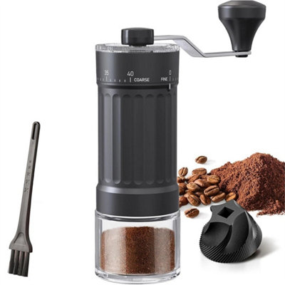 Manual Coffee Bean Mill Grinder External Adjustable Hand Crank Coffee Grinder from B&Q