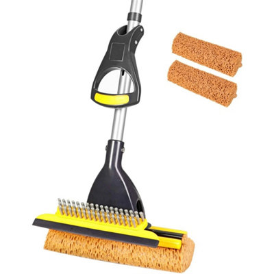 Magic Garage Sponge Floor Mop Bathroom Cleaner W Squeegee And Brush from B&Q