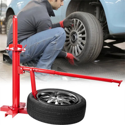 Tire Changer Manual Portable Tyre Mechanics Workshop Bead Breaker from B&Q