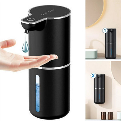 Automatic Soap Dispenser Rechargeable Nontouch Liquid Soap Dispenser No Drilling from B&Q