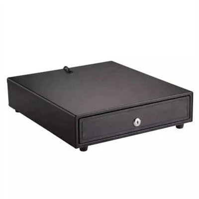 Heavy Duty Pos Cash Register Drawer Till Box 4 Bill 5 Coin Tray Lock Key & Rj11 from B&Q