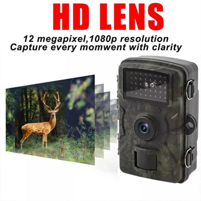 32Gb Trail Wildlife Camera 1080P Game Night Vision Outdoor Motion Hunting Cam from B&Q