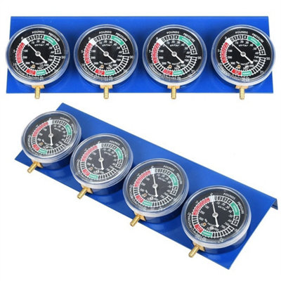 Motorcycle Carb Carburettor Vacuum Balancer Synchronizer Gauge 2/4 Cylinder Kit from B&Q