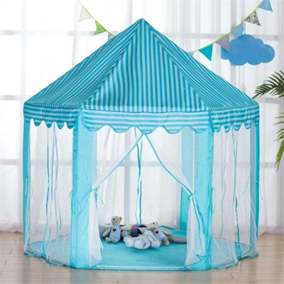 Play Tent House Girls Boys Hexagon Children Indoor Playhouse  New from B&Q