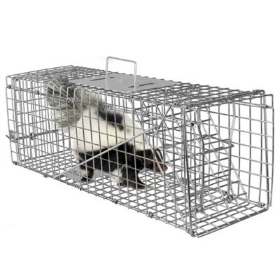Large Humane Live Animal Trap Cage For RabbitRaccoonsCatOpossumsSquirrel  Uuli from B&Q