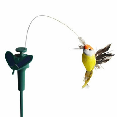 3X Hummingbird Solar Powered Flying Fluttering Garden Yard Outdoor Flowers Decor from B&Q