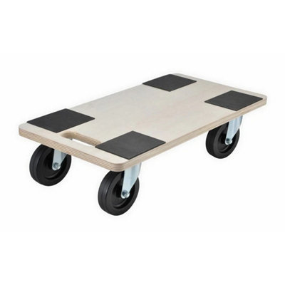 Transport Roller Dolly Trolley 400Kg Furniture Removal Platform Wheels from B&Q
