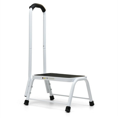 Non Slip Safety Step Kitchen Bath Stool Mobility Support Platform Handrail Aid from B&Q