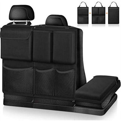  - Car Boot Organiser Tidy Back Seat Storage Bag Hanging Pocket Accessories Large