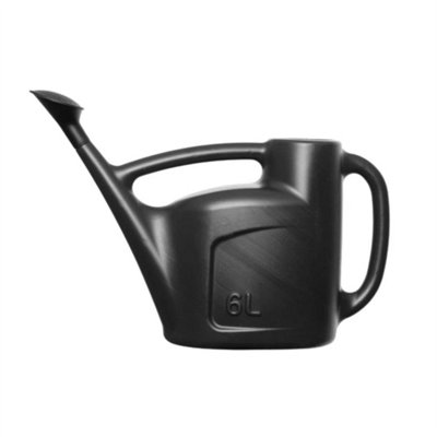 2 X 6L Black Watering Can With Detachable Sprinkler Rose Garden Watering Can from B&Q