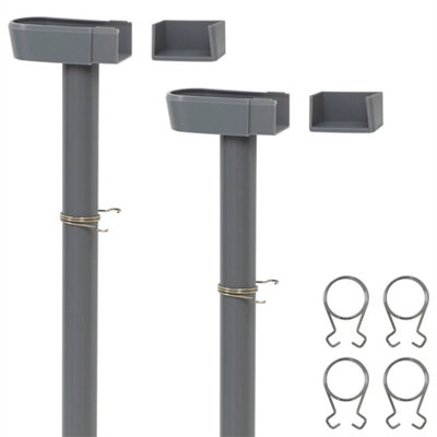 Greenhouse Downpipe Rainwater Kit 2P-35mm GutteringWater Butt Diverter from B&Q